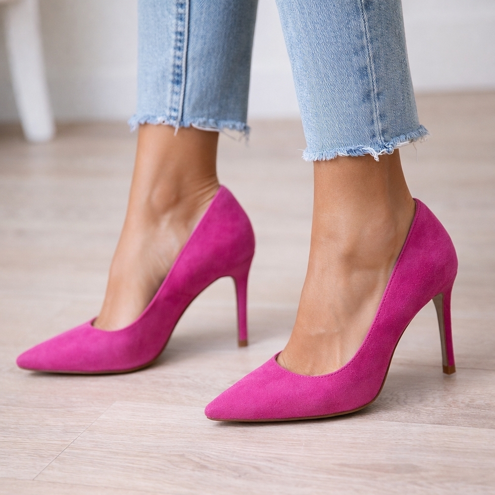 Marc Fisher Vibrant Pink Heels
